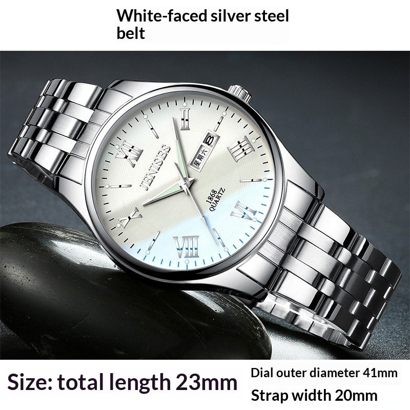 Men's Ultra-Thin Quartz Sports Watch | Luminous Waterproof Student Timepiec
