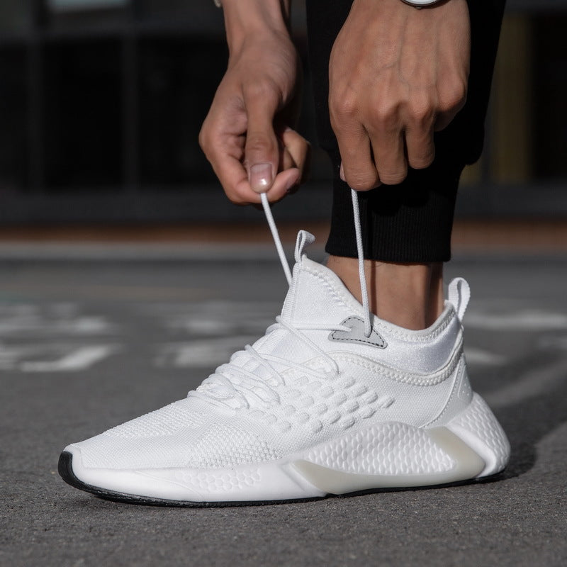 Flying Woven Breathable Men's Casual Sports Shoes Season Prestige