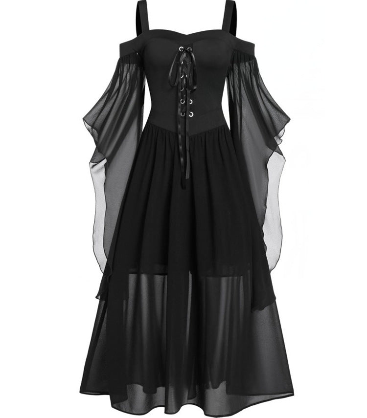 Halloween Witch One Piece Dress Women Season Prestige