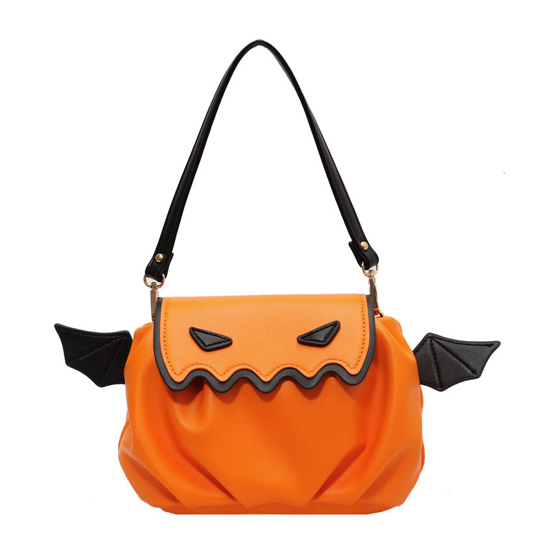 Pumpkin Shoulder Female Handbag perfect Halloween bag Season Prestige