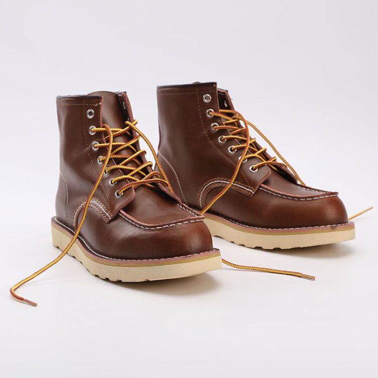 Men's Casual Lace-up Tooling Leather High-top Martin Boots