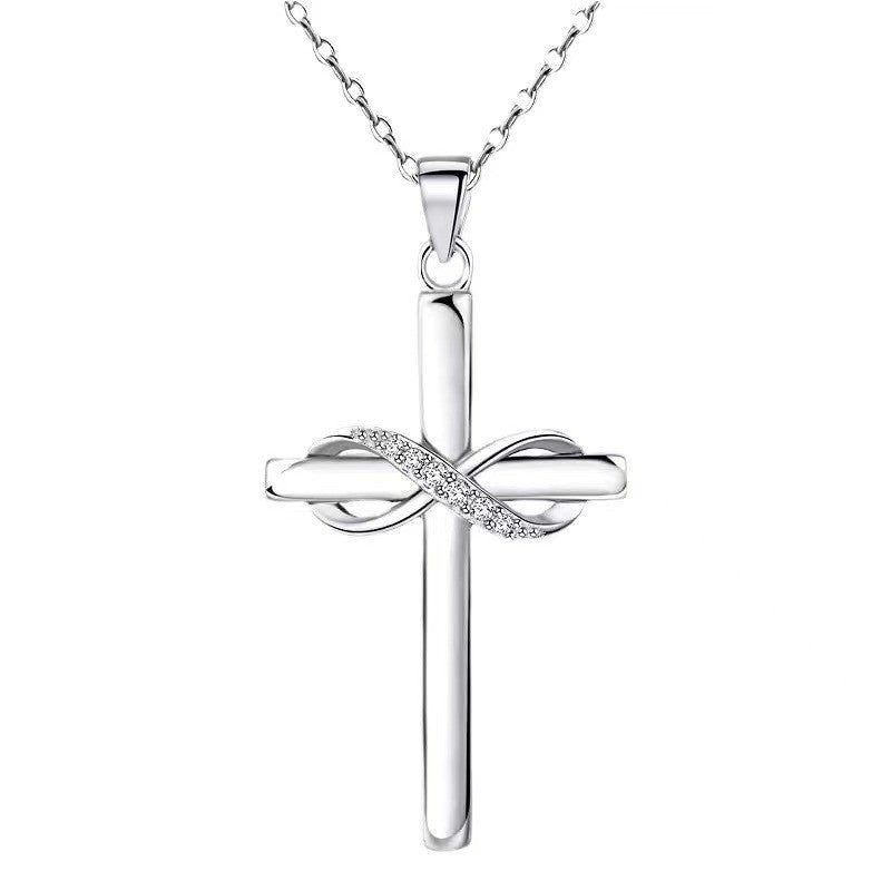 Cross Necklace With infinity sign For Women