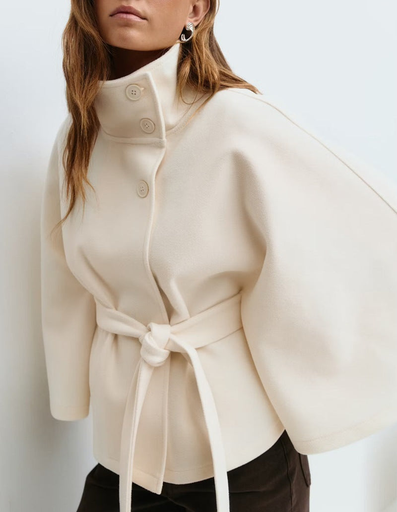 Loose Elegant Button Top Trench Coat For Women
