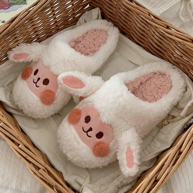 Fluffy Cute Animal Slippers Season Prestige
