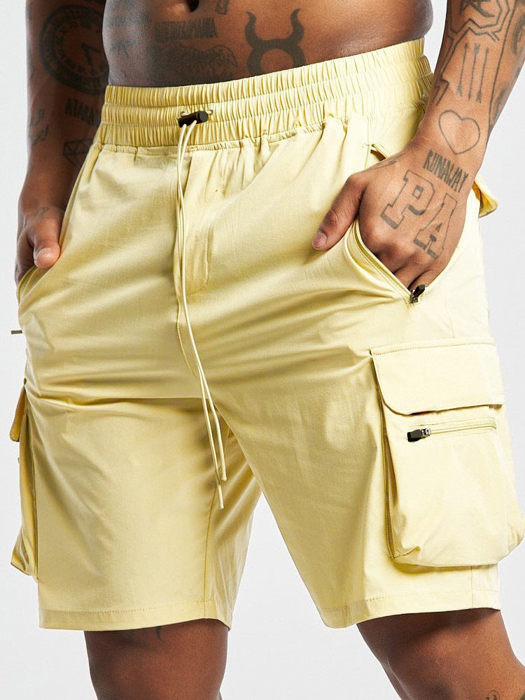 Fitness Elastic Quick-drying Sports And Leisure Shorts men's