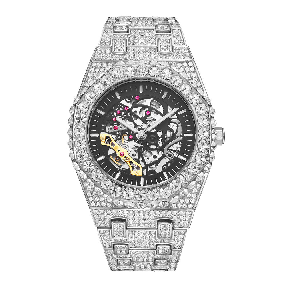 Men's Diamond Hip Hop Party Automatic Watch
