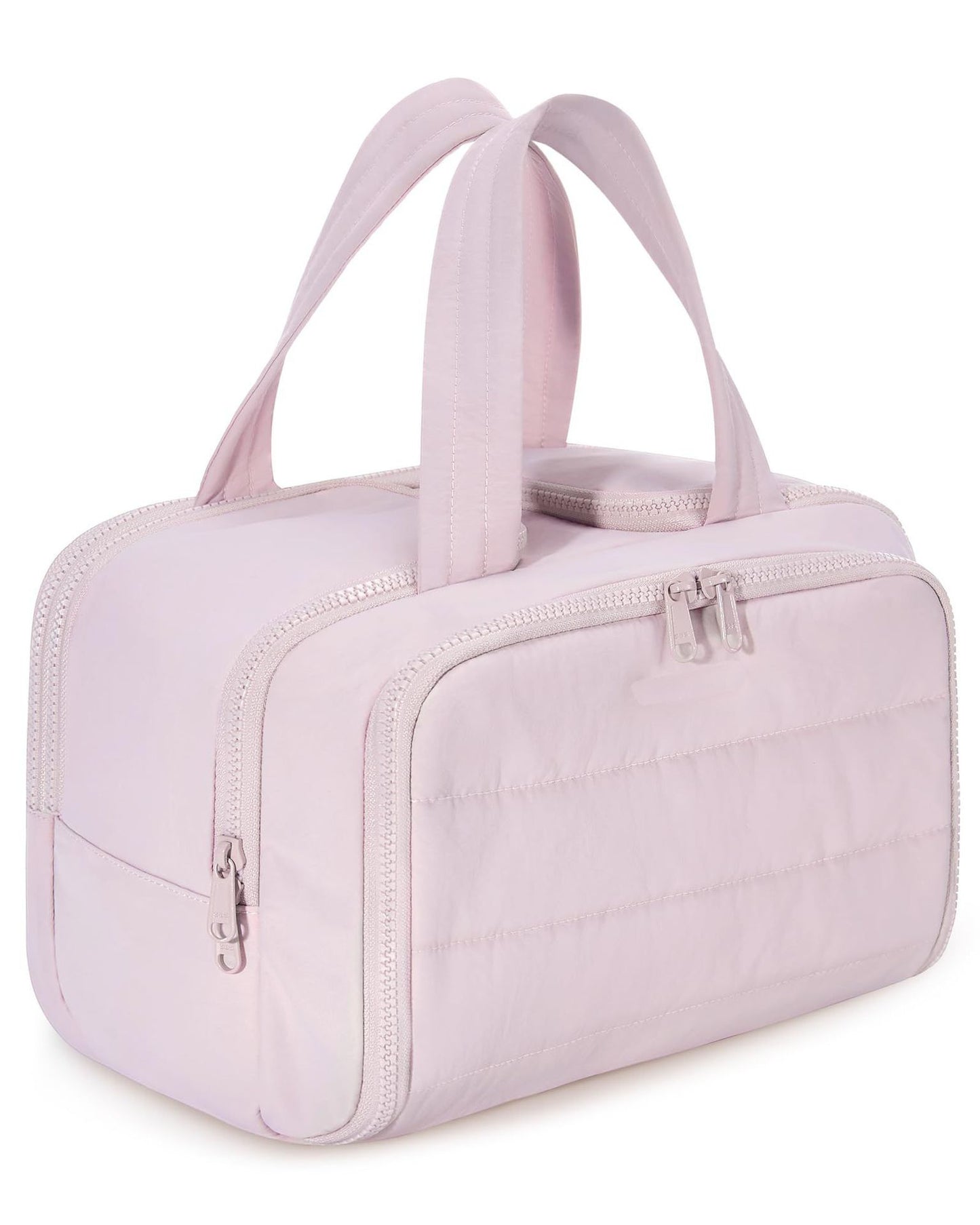 Womens Fluffy Cosmetic Lightweight Travel Toiletry Bag