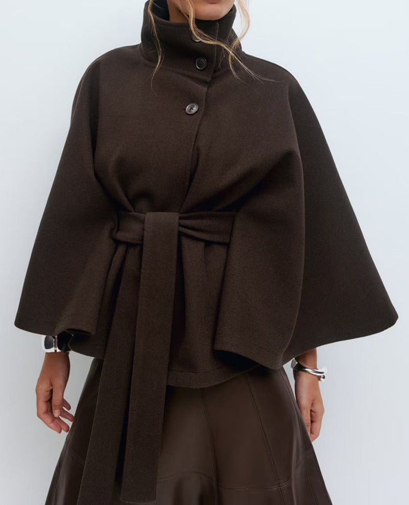 Loose Elegant Button Top Trench Coat For Women