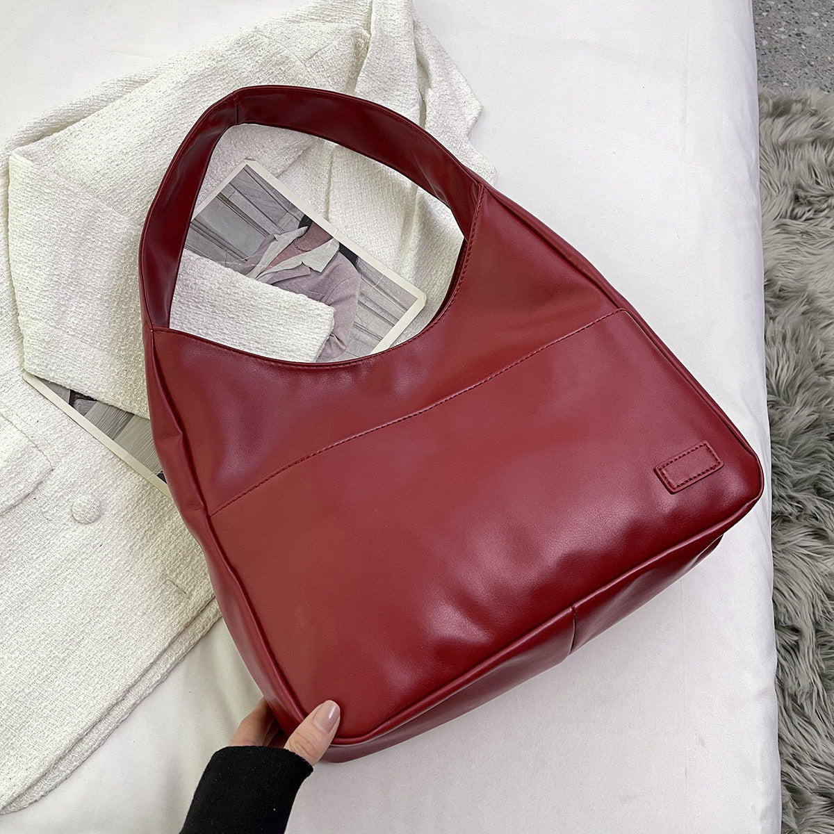 Women's Tote Bag Casual Shoulder Handbag College Student Bag