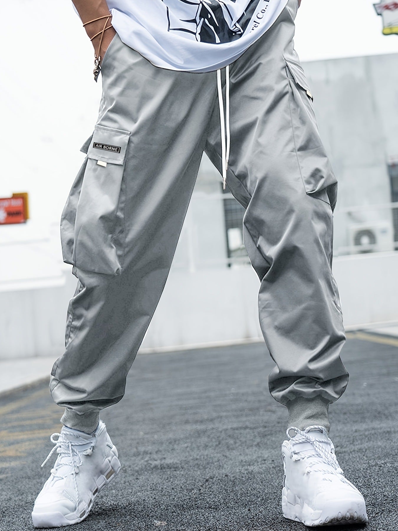 Casual Hip-Hop Multi-pocket Cargo Pants For Men