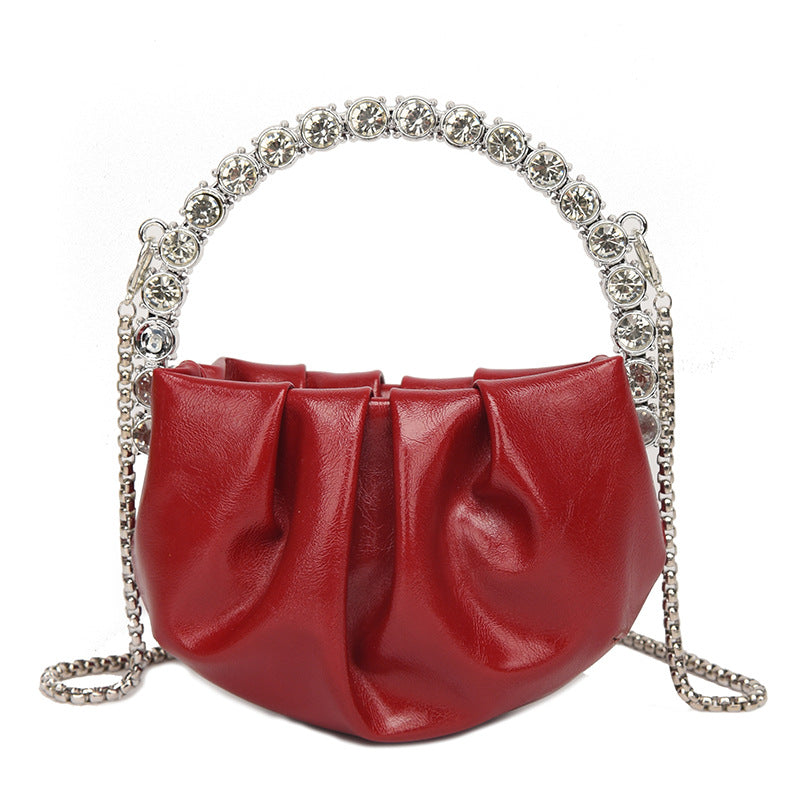 Round Diamond Evening Clutch Bags Women eprolo