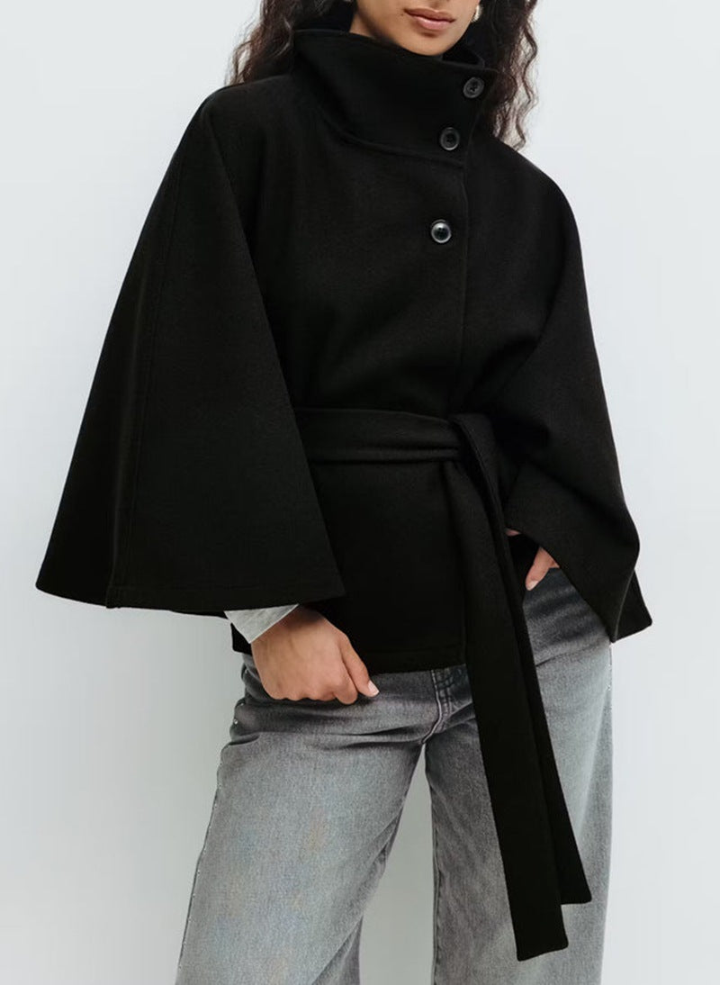 Loose Elegant Button Top Trench Coat For Women