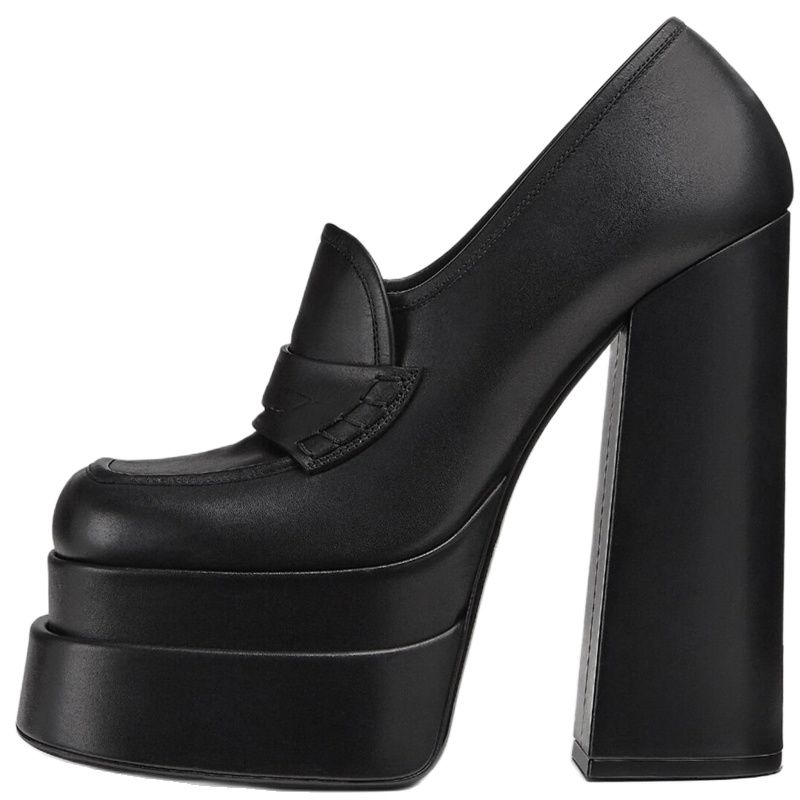 Women's High Heels Leather Platform Shoes eprolo