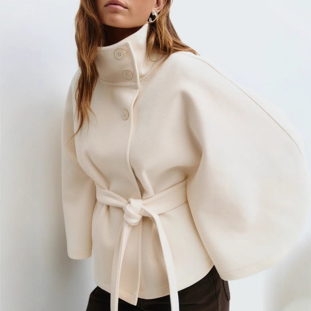 Loose Elegant Button Top Trench Coat For Women