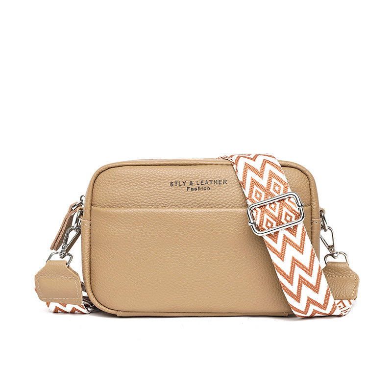 Wide Shoulder Strap Crossbody Women Season Prestige