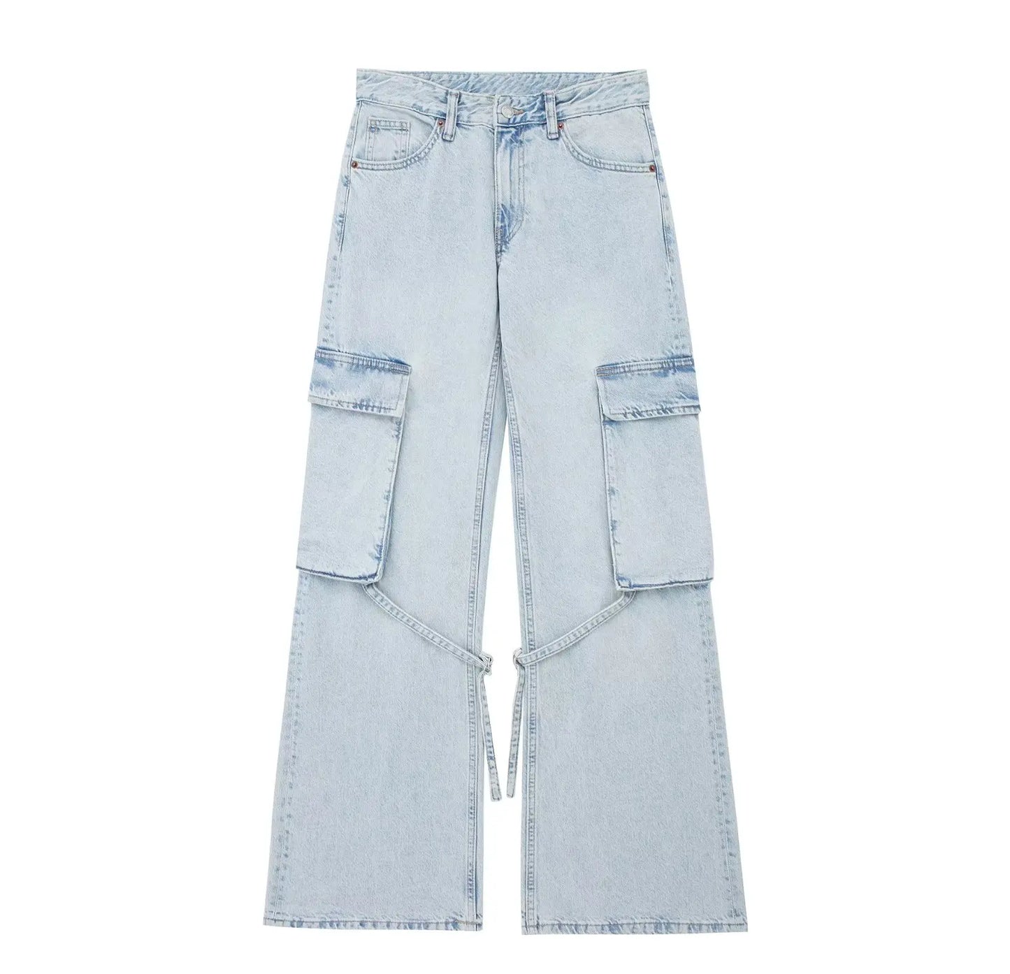 SeasonPrestige Casual high waist wide Leg Baggy Jeans for women
