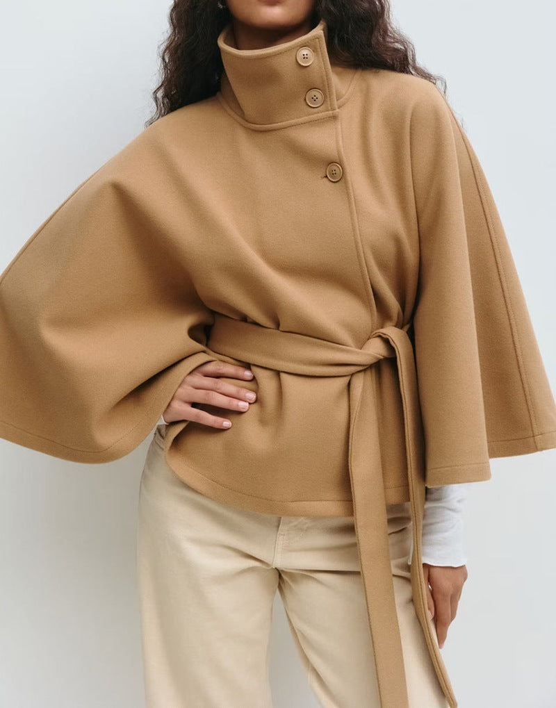 Loose Elegant Button Top Trench Coat For Women