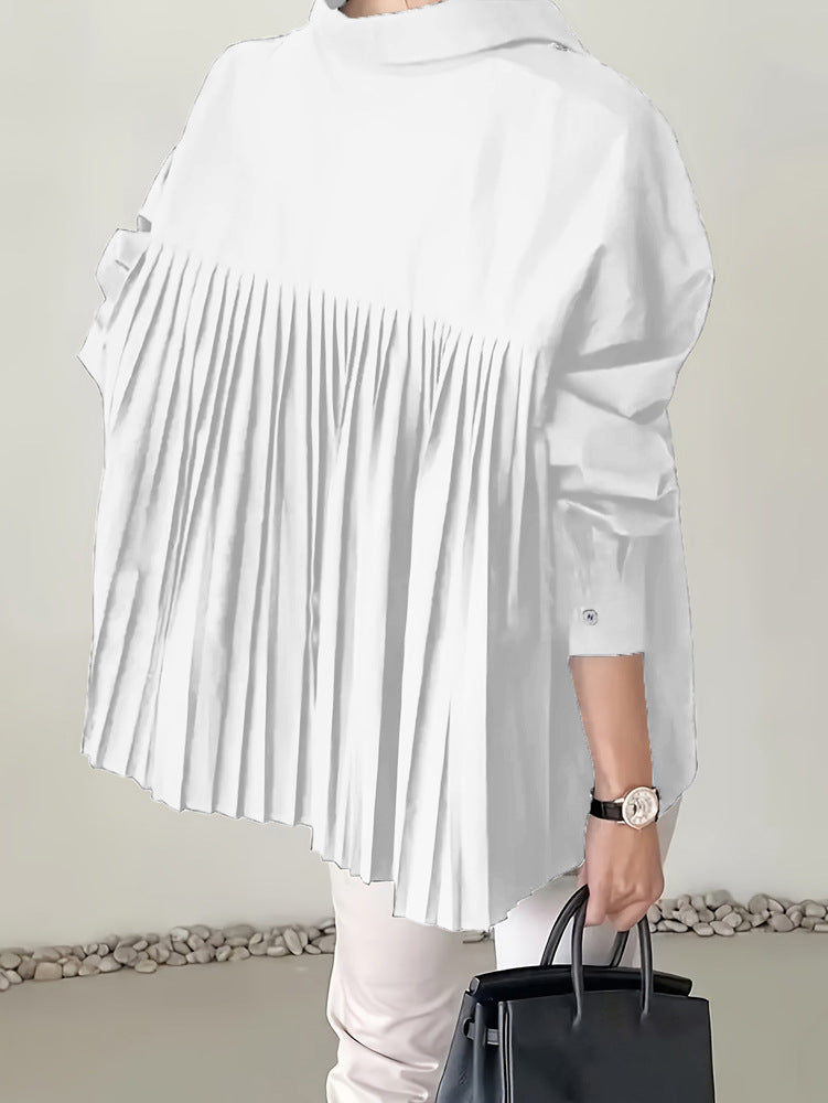 Prestige Niche Pleated Raglan Blouse