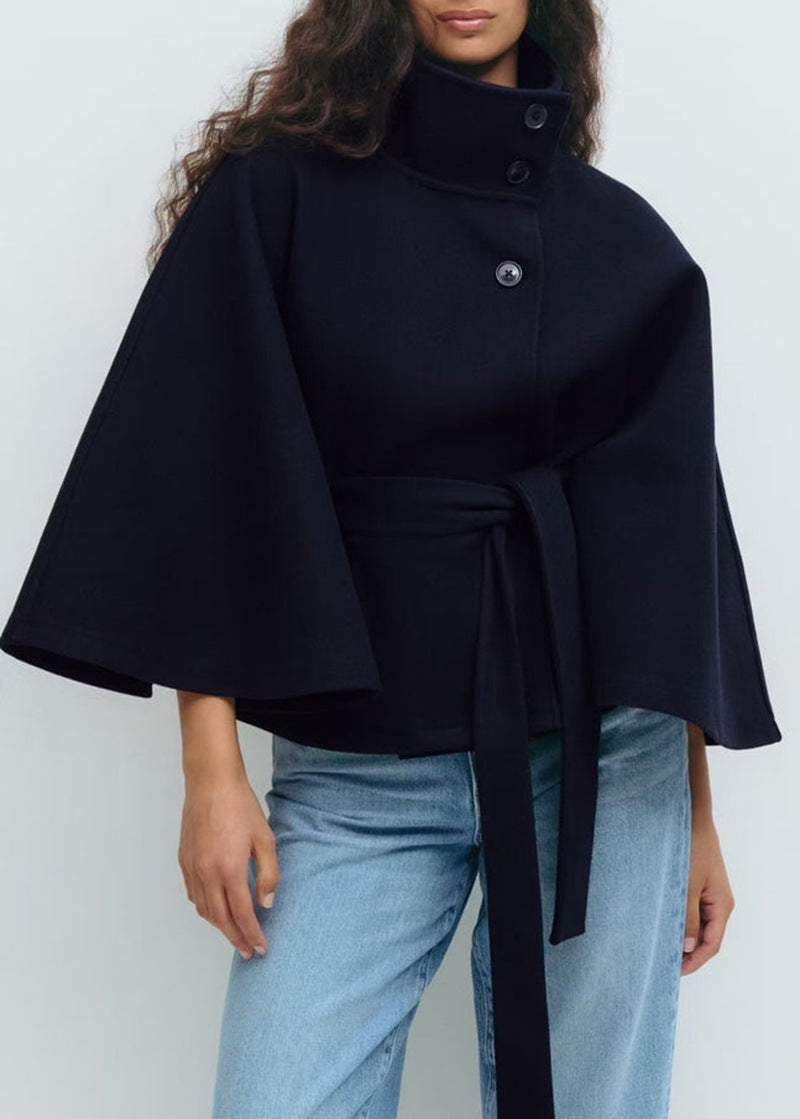 Loose Elegant Button Top Trench Coat For Women