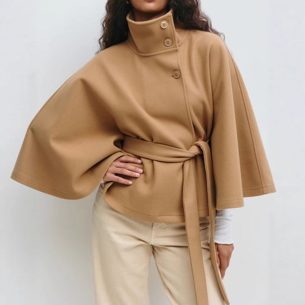 Loose Elegant Button Top Trench Coat For Women