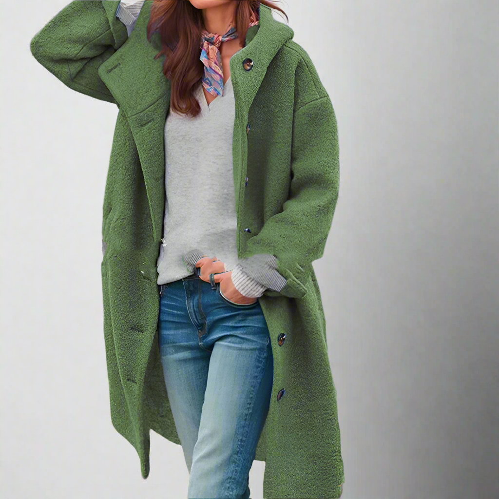 Women's Casual Thickened Jacket Medium-length Trench Coat