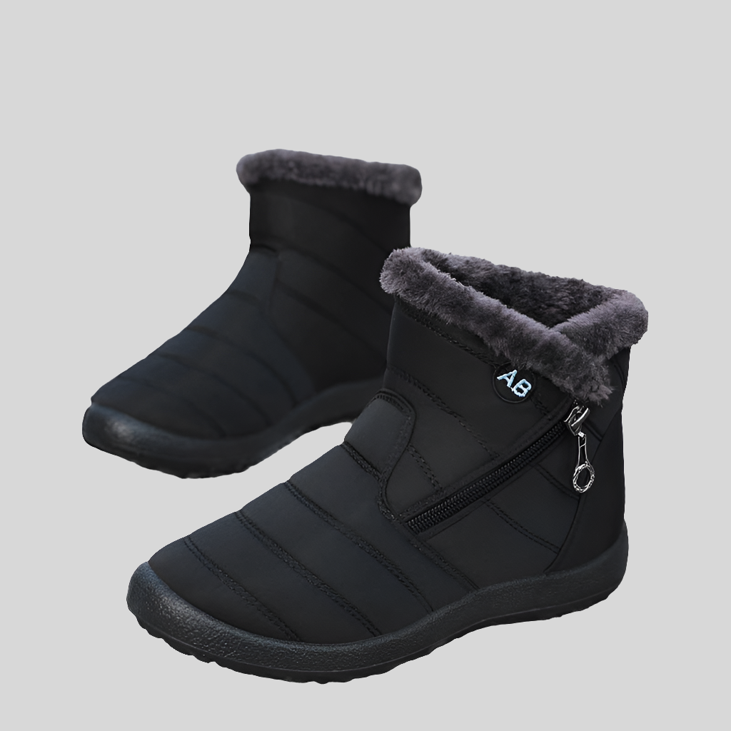 winter warm waterproof anti slip ankle boots warm outdoor shoes for men and women