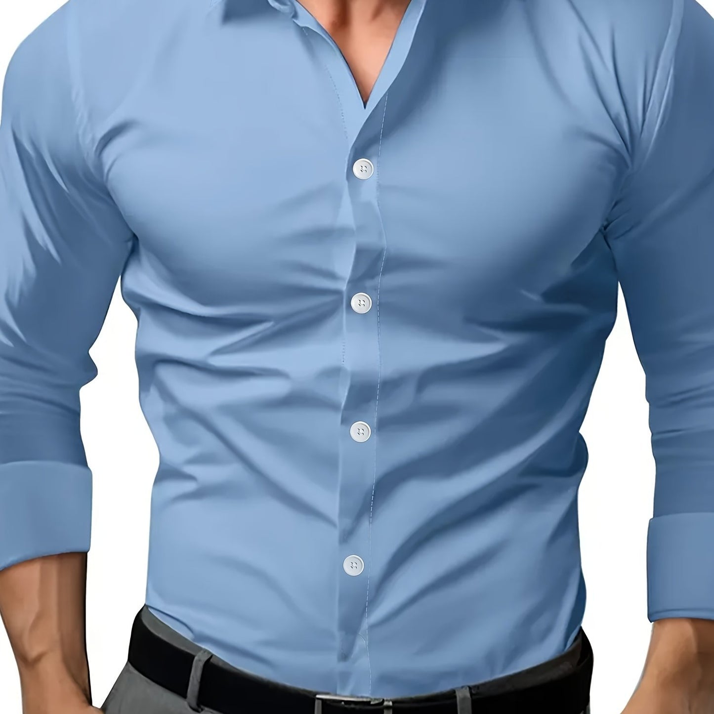 Men's Breeze Linen Long Sleeve Button-Down Shirt