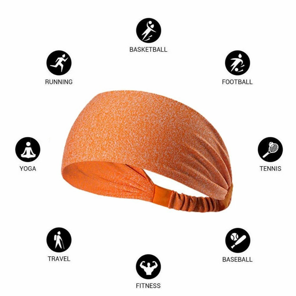 Sports Non-Slip Headbands For Men & Women -5 Pack