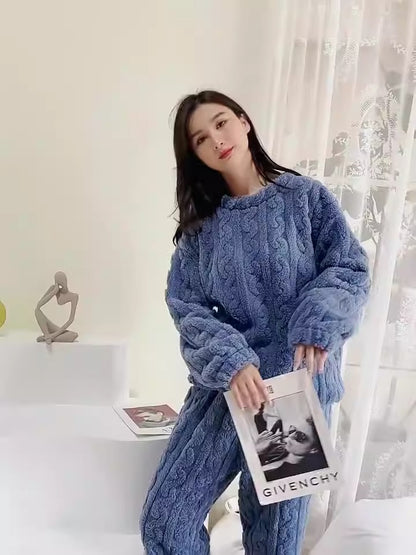 Women's Coral velvet pajamas season prestige
