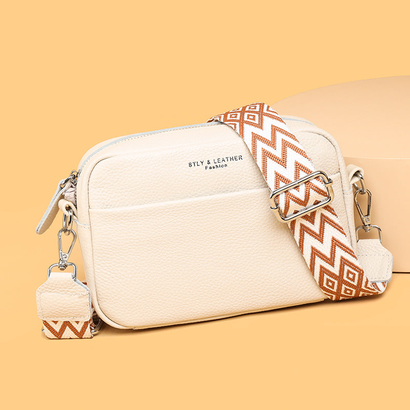 Wide Shoulder Strap Crossbody Women Season Prestige