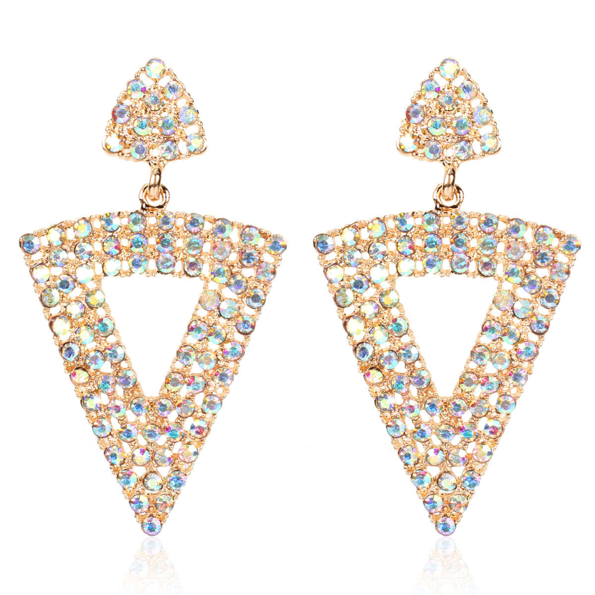 Rhinestone Earrings Women Season Prestige