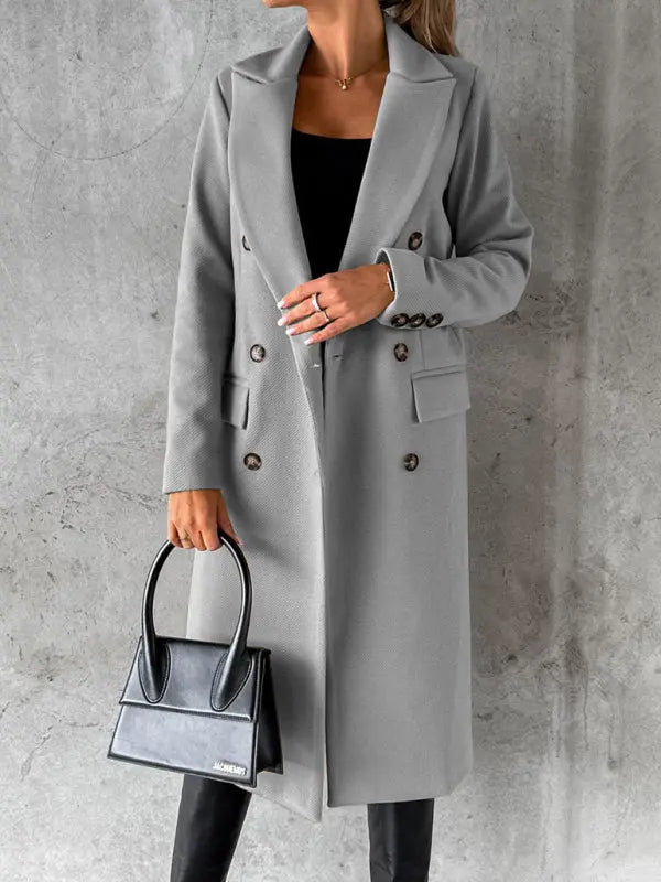 Season Prestige Women's Business Casual Overcoat | Graceful Style