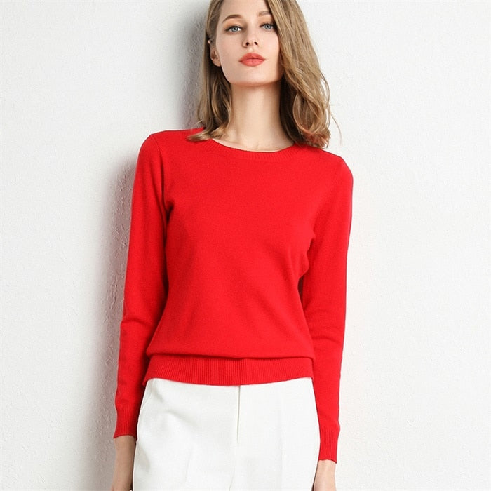 Knitted Pullover Women Sweater Season Prestige