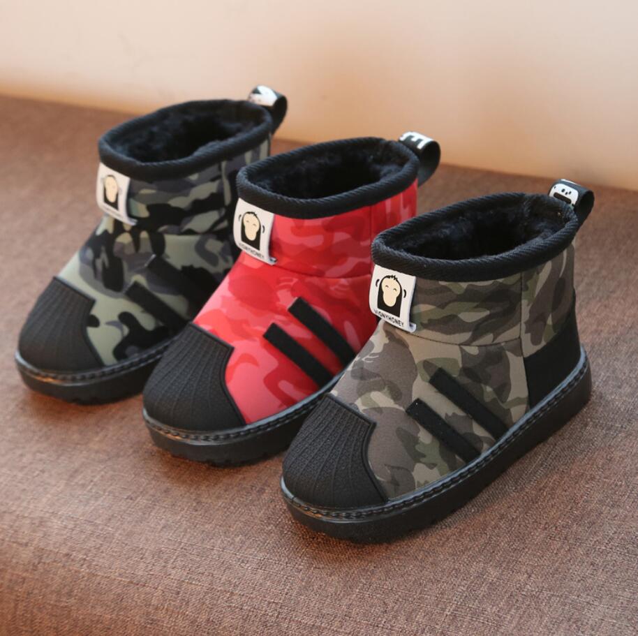 Kids Plush Warm Ankle Martin Boots  Girls Sport Shoes Season Prestige