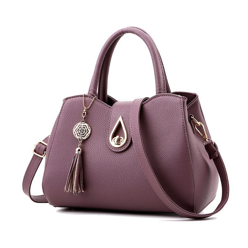 Women Handbag Ladies Tassel High Quality PU Leather Totes Bags Women Shoulder Bag