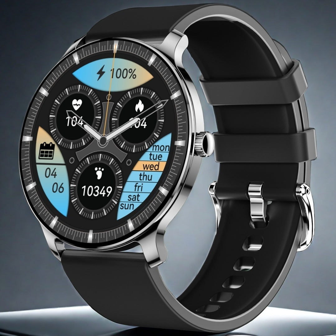 Mens Disc Ultra-thin Smart Watch