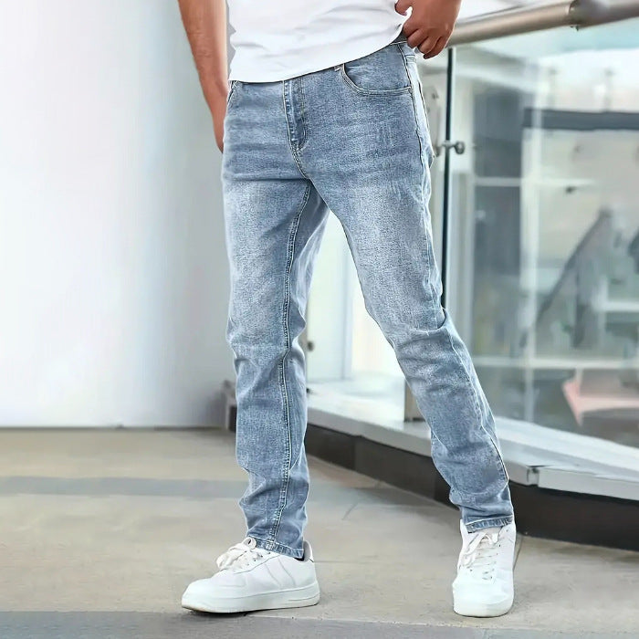 Casual Stretch  Slim leg Jeans For men
