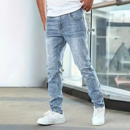 Casual Stretch  Slim leg Jeans For men