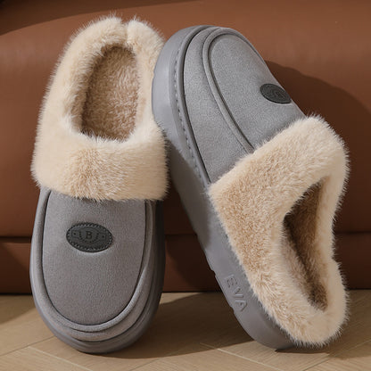 Seasonprestige Winter Plush Home Slippers For Men