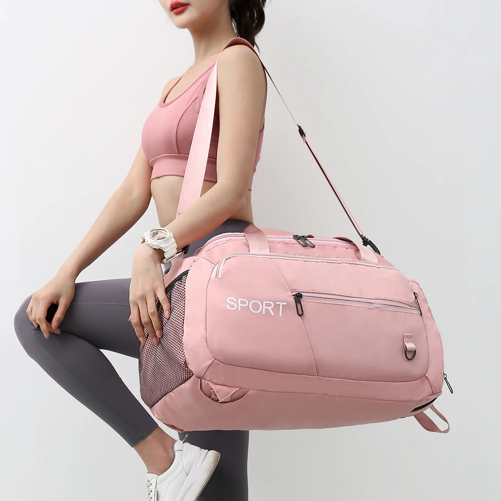 Women Sports Bag Waterproof Laugage Bag With Shoes Compartment mens