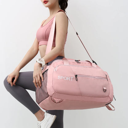 Women Sports Bag Waterproof Laugage Bag With Shoes Compartment mens
