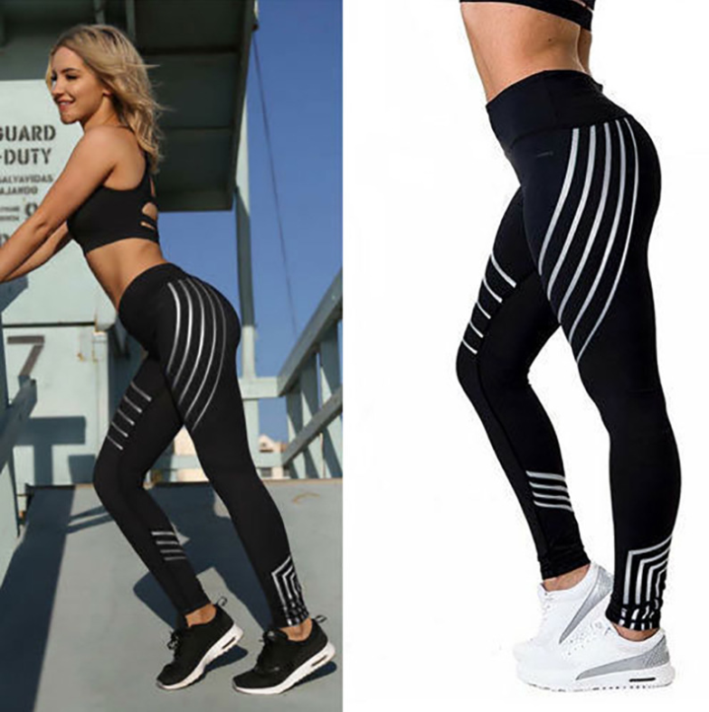 Women Workout Leggings Pants Fitness Night Glowing Autumn Winter Leggings Season Prestige