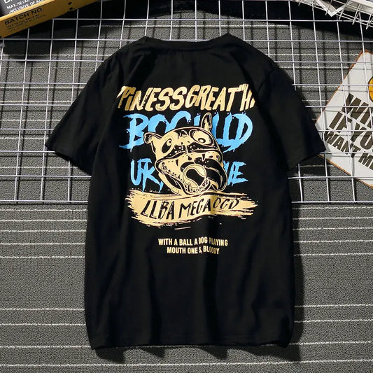 Cotton pug T-shirt for men - Season Prestige