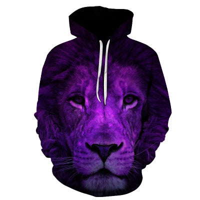 Wolf Printed Hoodies Men  Sweatshirt season prestige