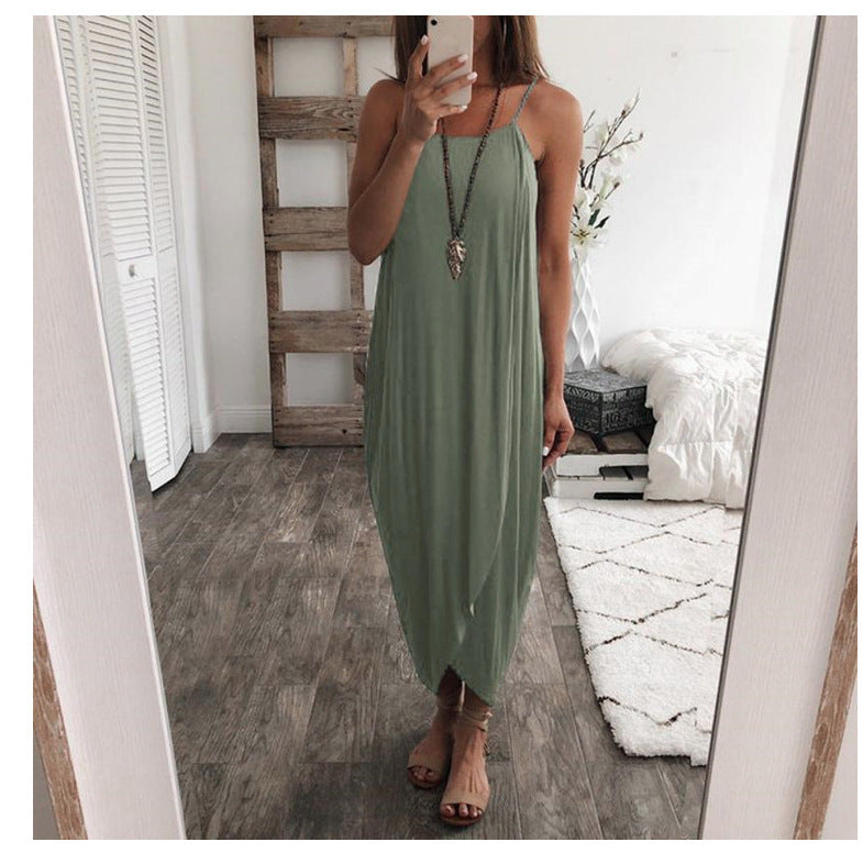 Womens Casual loose long dress
