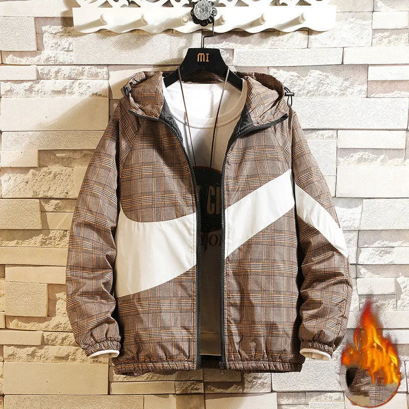 Cotton Jacket Men's Jacket Plus Cotton Jacket Casual New Cotton Jacket Youth - Season Prestige