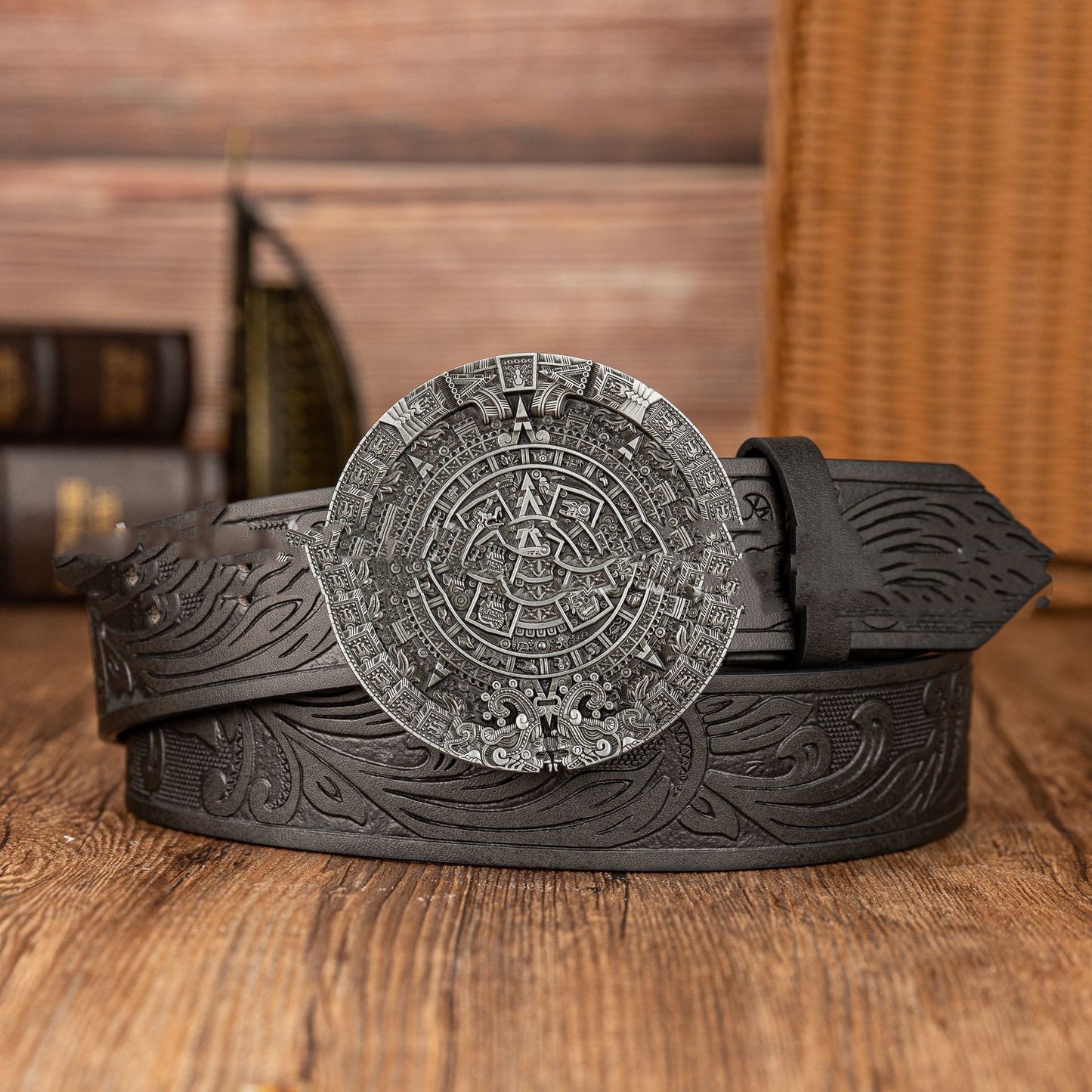 Aztec Sun Heritage Belt – Prestige Signature Accents Edition
