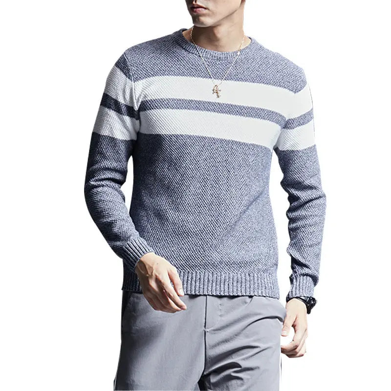 Match all Men's Striped Sweater - Season Prestige