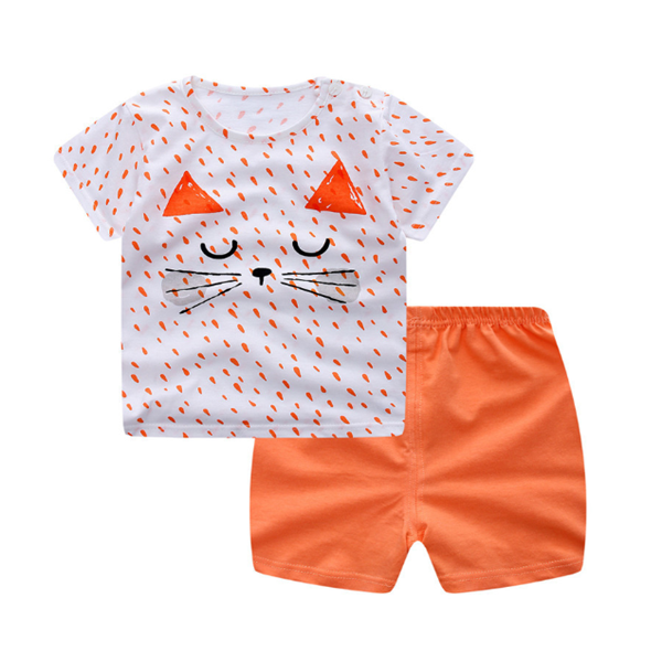 Baby Boy Summer Clothes T-shirt Baby Girl Casual Clothing Sets Season Prestige