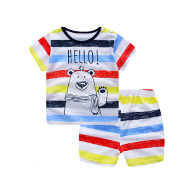 Baby Boy Summer Clothes T-shirt Baby Girl Casual Clothing Sets Season Prestige